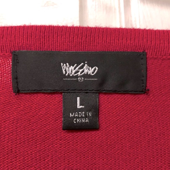 Mossimo pink/black sweater -size L - Picture 2 of 6